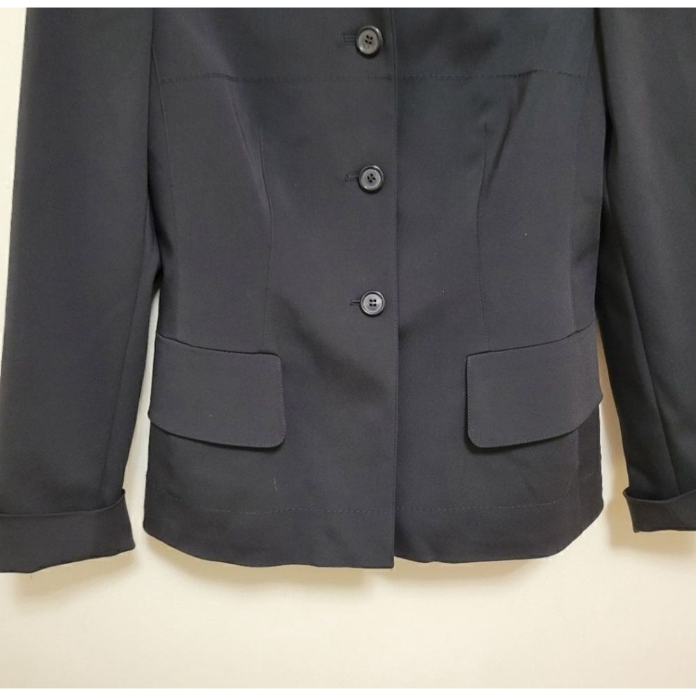 PRADA Women's Black Blazer Jacket Size 6 - Picture 4 of 7